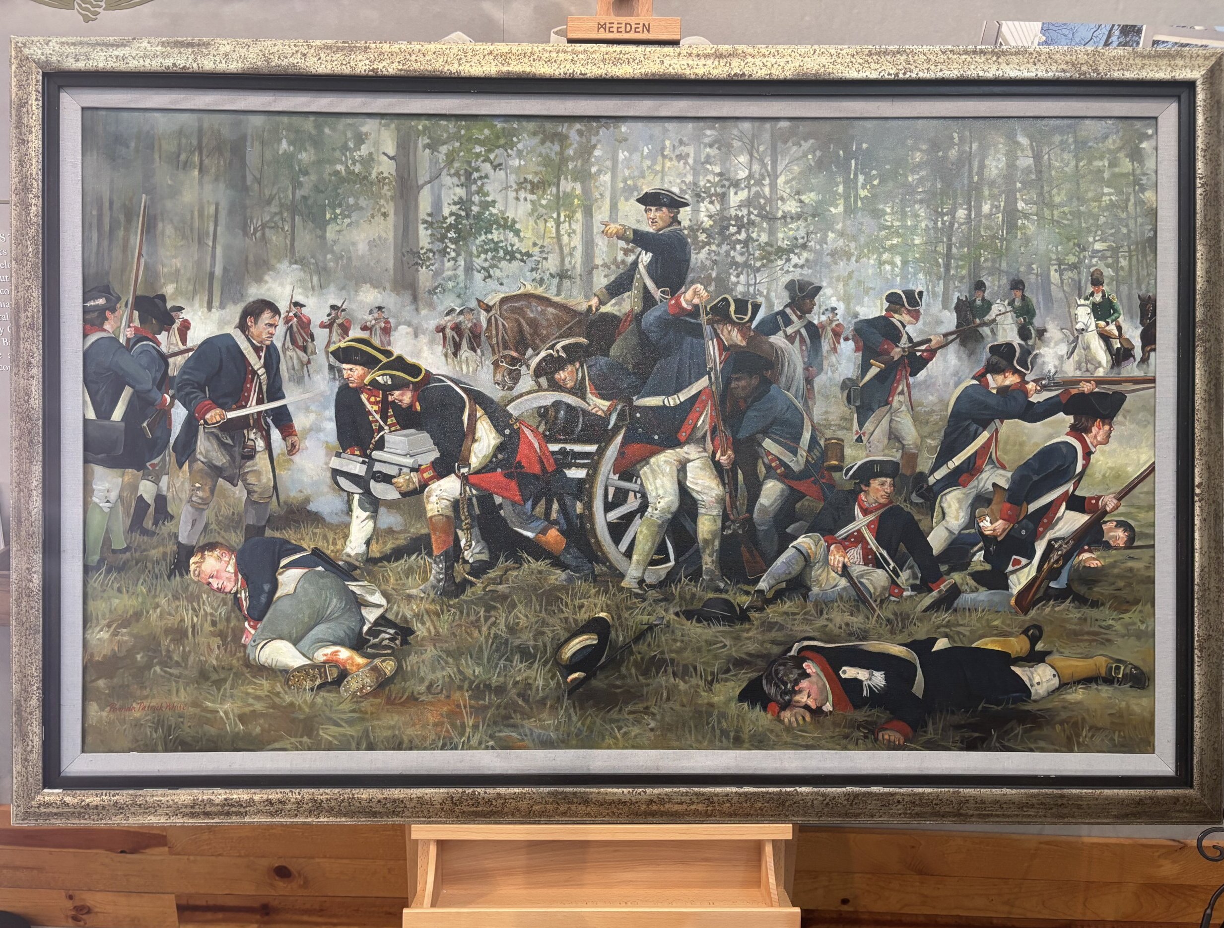 Battle of Hobkirk Painting