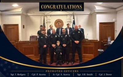 Camden Police Department Recognizes Four Officers with Promotions